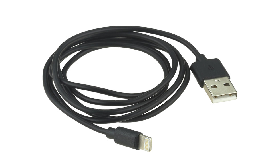 Cavo Lightning > USB per Apple iPhone 5 5s 6 6s Plus , 1 metro , Nero