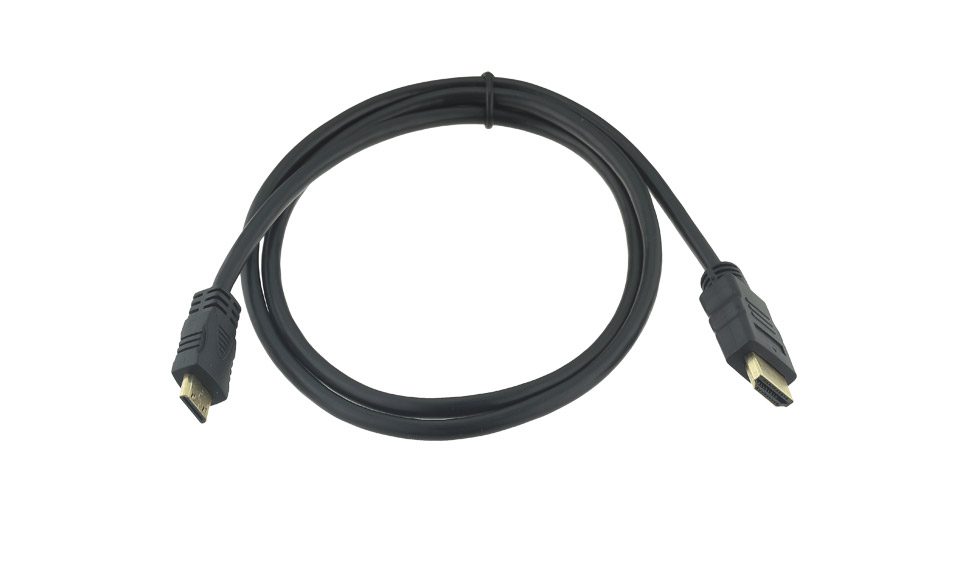 Cavo 1 metro HDMI: tipo A maschio > tipo C (mini HDMI) maschio - 1.4b - nero
