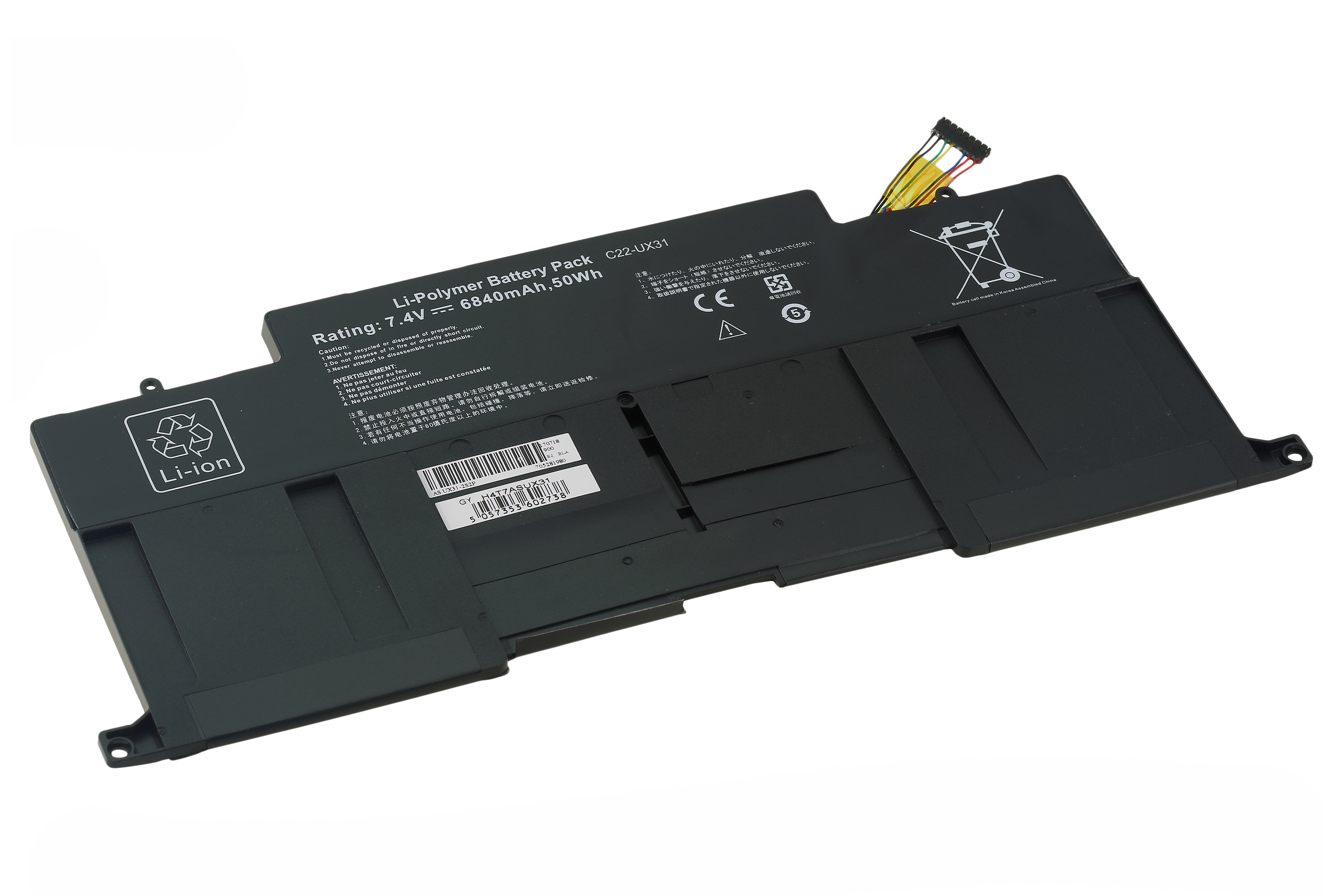 Batteria per Portatile Asus  UX31A Ultrabook
