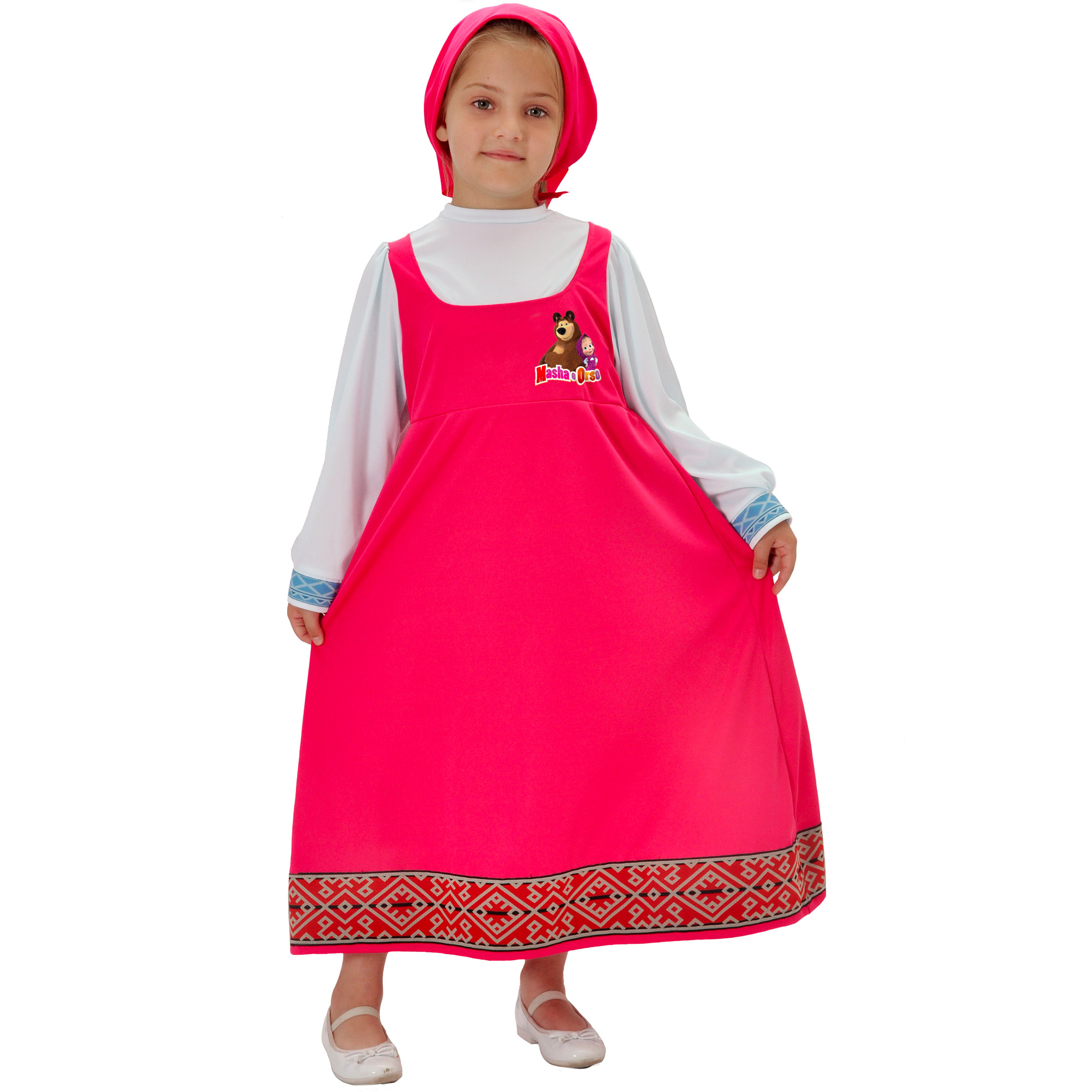 Baby Original Pink White Pink Masha Scarf Costume