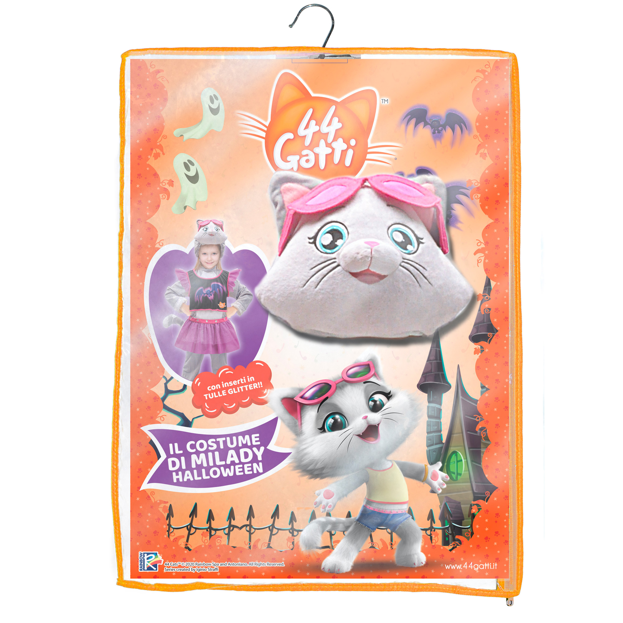 Vestiti carnevale bambini 44 on sale gatti