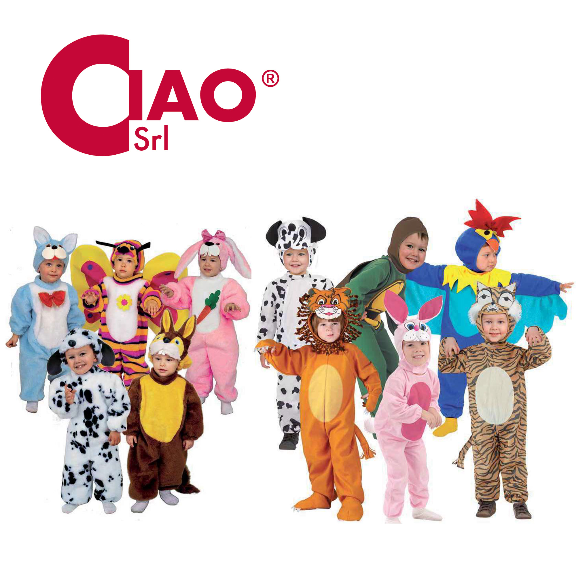 Ciao Mädchen-Kostüm Gr. 5-7 Jahre - Halloween Verkleidung Mit Spitzenkragen & Tasche, Rot