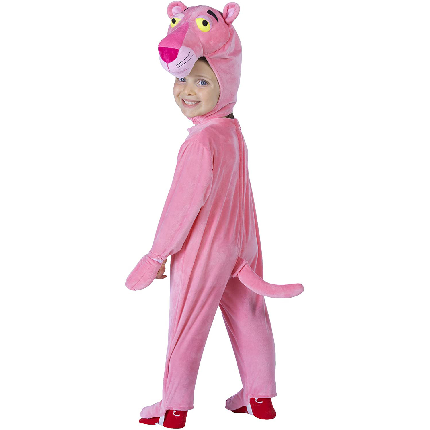 Costume Carnevale Travestimento Bambino Pantera Rosa Tuta Peluche Ciao 14595