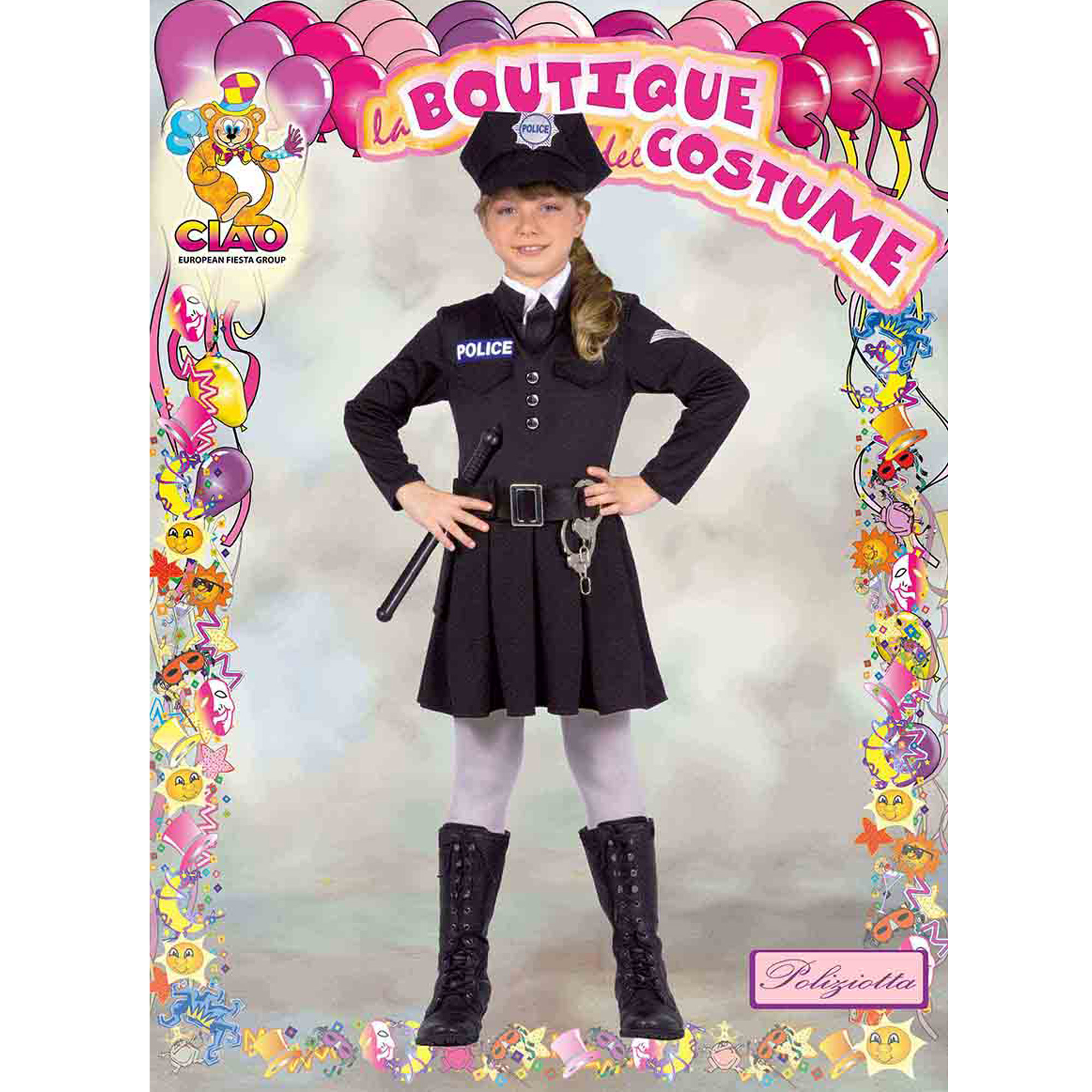 Morph Costumes Costume Poliziotto Bambino, Costume Poliziotto Bimbo, Vestito Carnevale Poliziotto Bambino, Costume Carnevale Bambino Poliziotto, Vestito Poliziotto Bambino L