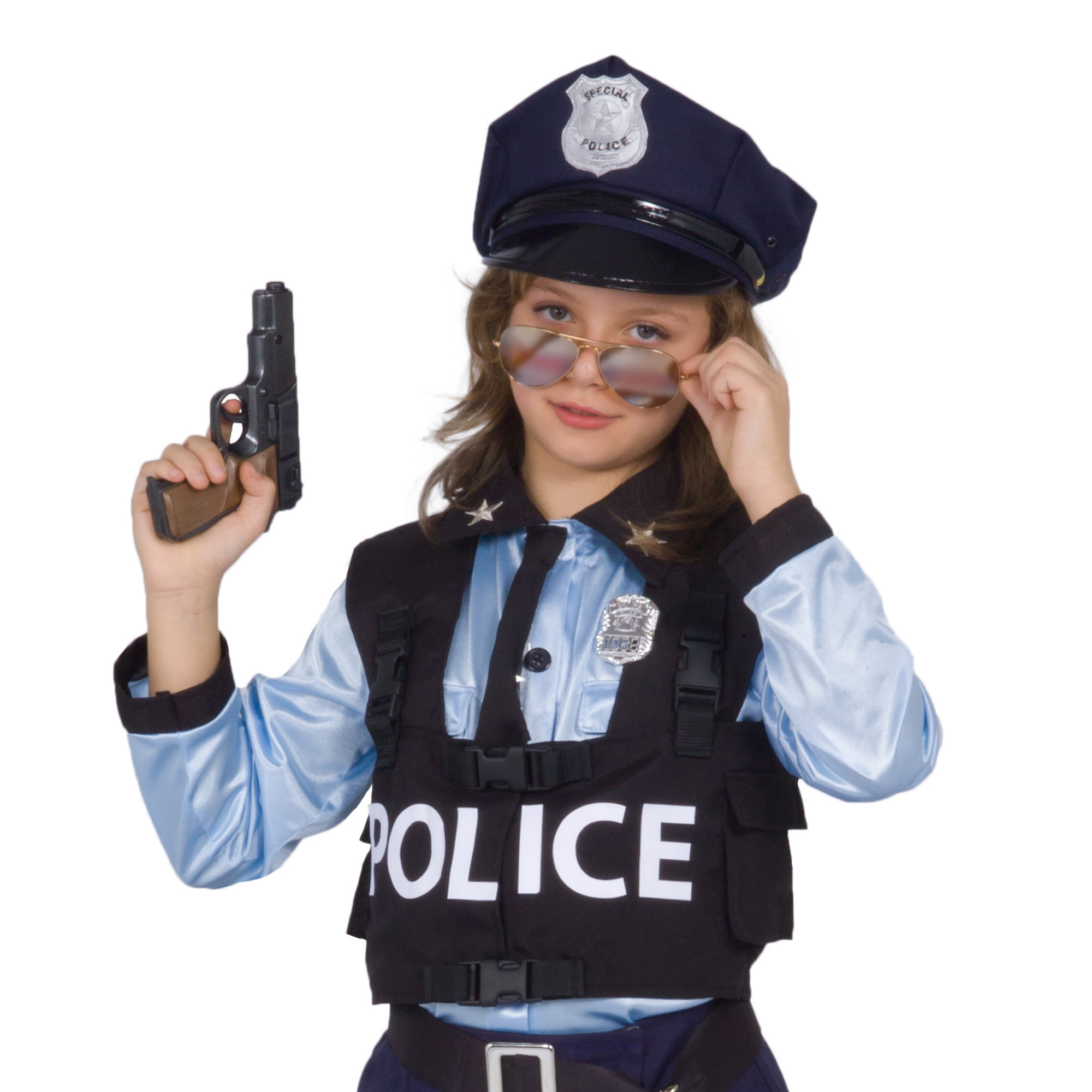Ciao Travestimento Costume di Carnevale Poliziotta Special Police Bambina