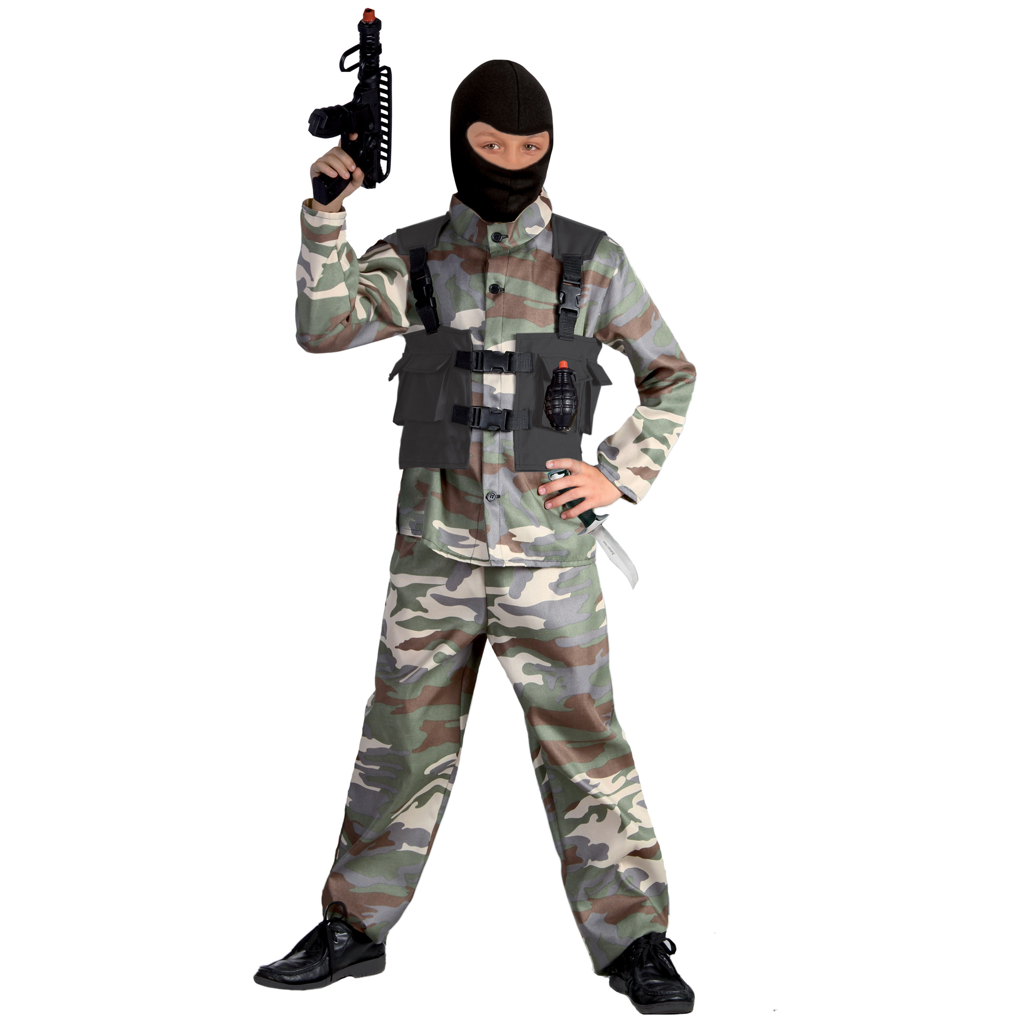 Ciao Costume Carnevale Militare Desert Attack Con Kit Armi Bambino