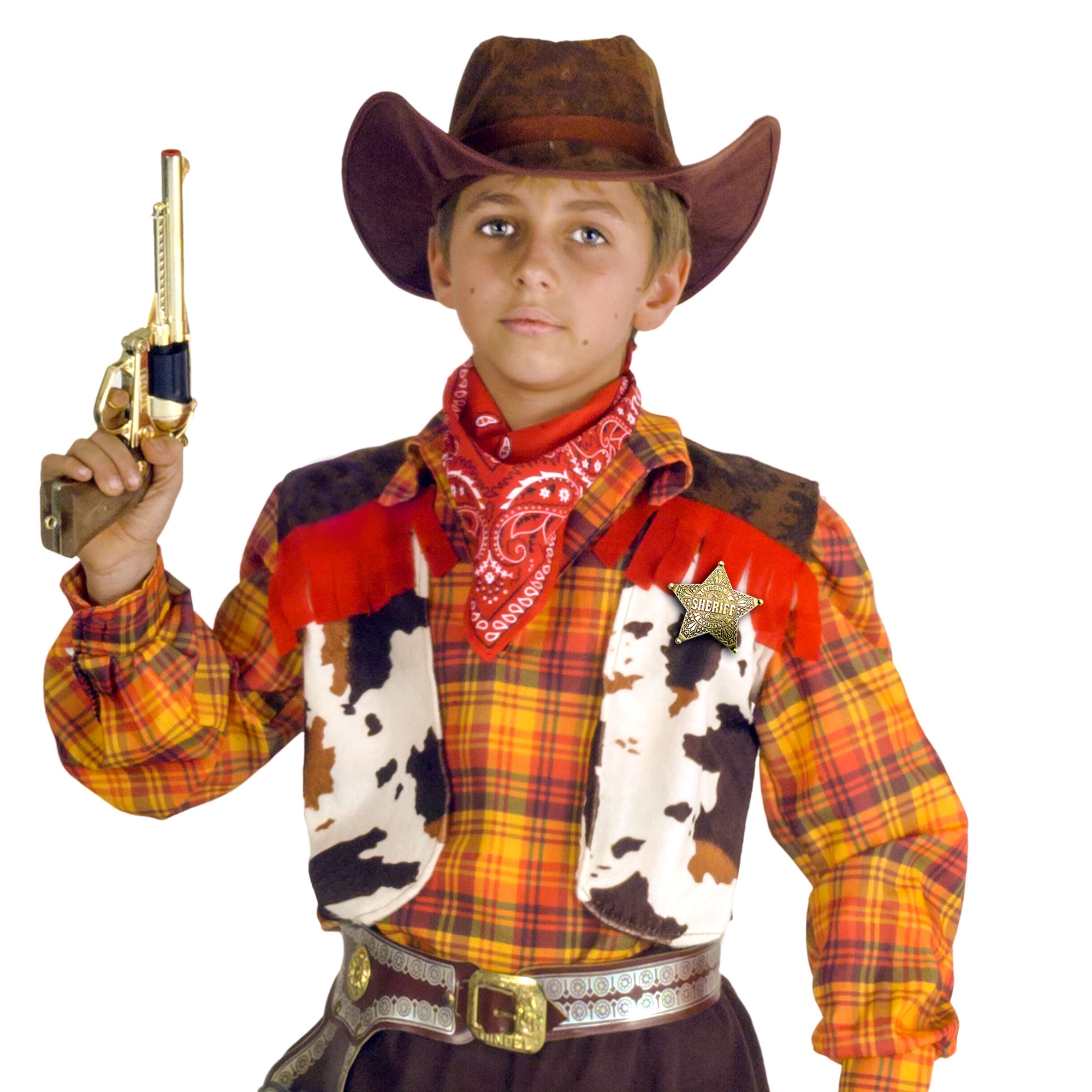 Ciao Costume Carnevale Cowboy Rodeo Boy Pistola e Cinturone Bambino