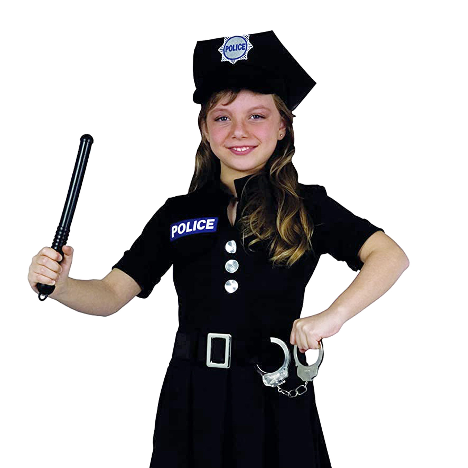 Costume Carnevale Travestimento Poliziotta Bambina Originale Ciao