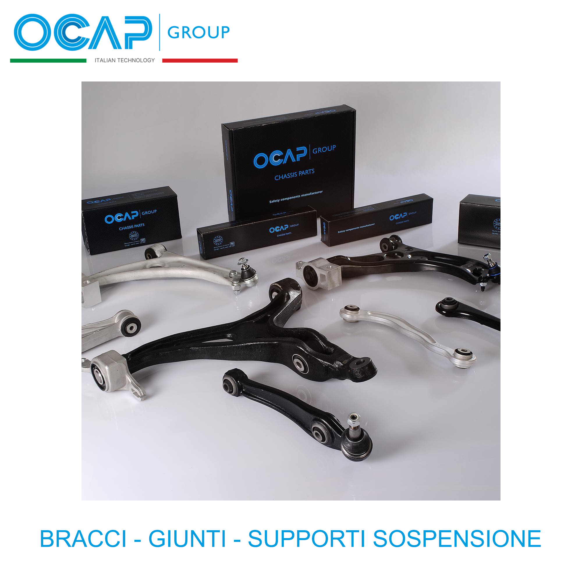 Autoricambi Bracci controllo, giunti sferici, assemblaggi  Ocap