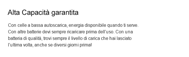 Acer  Extensa 5635Z-442G16Mi Batteria bassa autoscarica potenziata