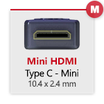 Mini-HDMI C HDMI_Type-C_Mini